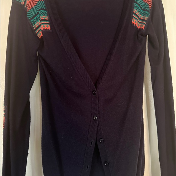 Shrinking Violet Elbow Patch Cardigan - Picture 3 of 5